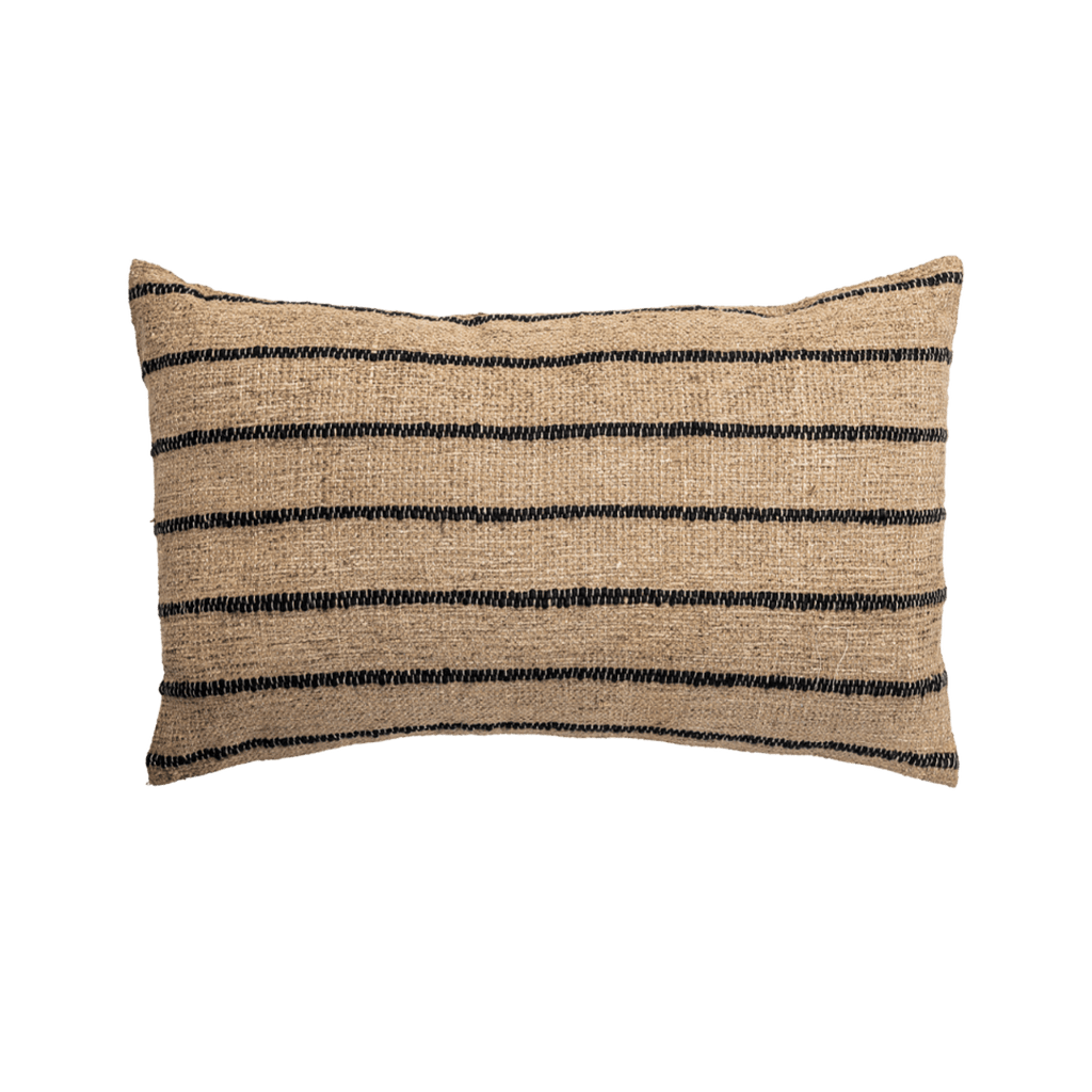 Coussin rectangulaire rayé Xander | 60x40cm