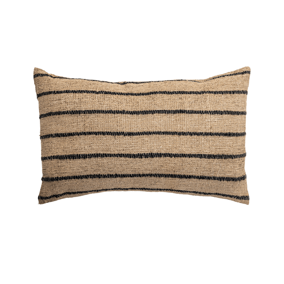 Coussin rectangulaire rayé Xander | 60x40cm