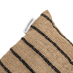 Coussin rectangulaire rayé Xander | 60x40cm