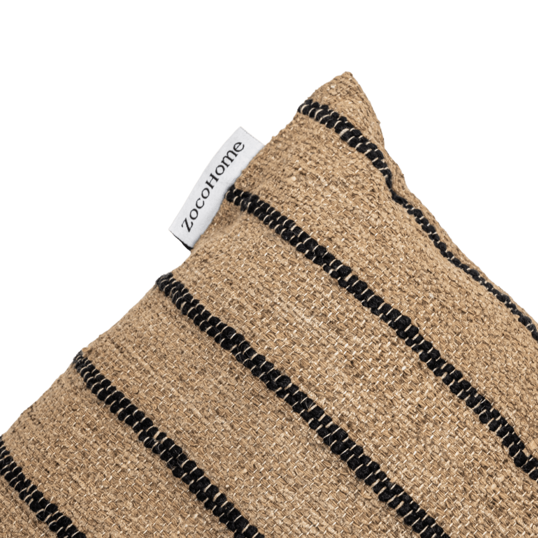 Coussin rectangulaire rayé Xander | 60x40cm