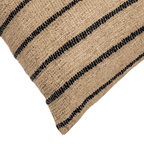 Coussin rectangulaire rayé Xander | 60x40cm