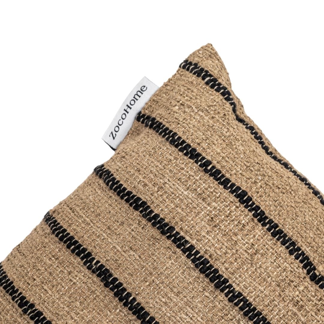 Coussin rectangulaire rayé Xander | 50x30cm