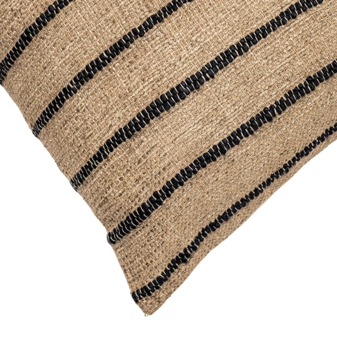 Coussin rectangulaire rayé Xander | 50x30cm