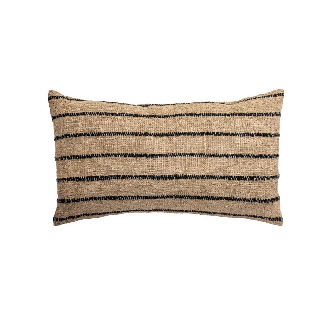 Coussin rectangulaire rayé Xander | 50x30cm