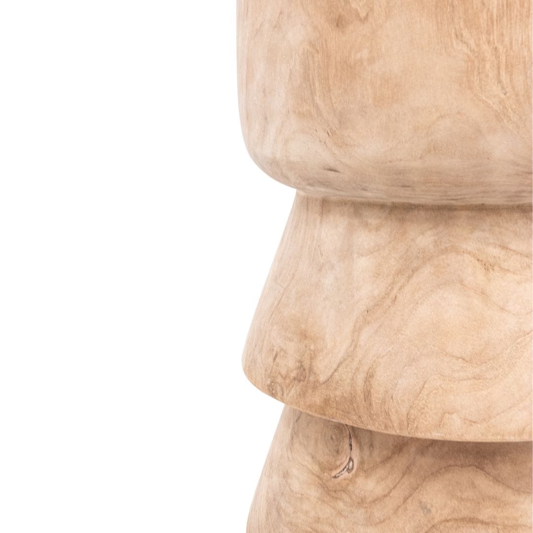 Tabouret en zigzag | Naturel 35x45cm