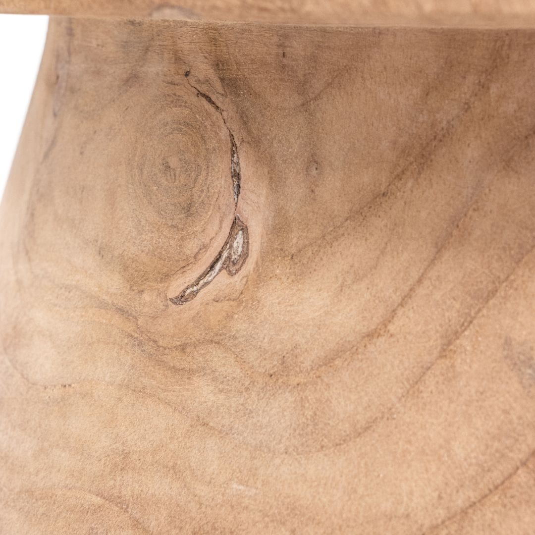 Tabouret en zigzag | Naturel 35x45cm